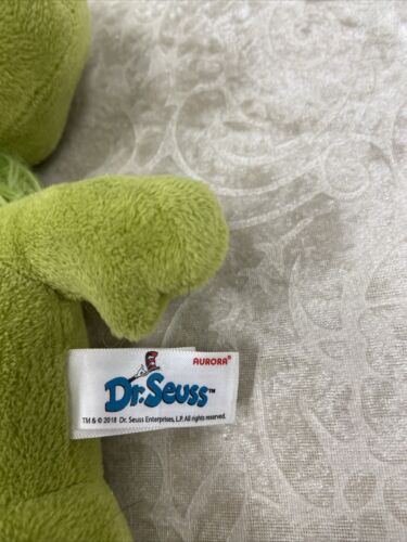 Aurora Dr. Suess Grinch Baby 9” Plush Toy How The Grinch Stole Christmas Movie - Image 4
