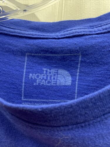 Mens The North Face Royal Blue Tshirt Size Small - Image 3