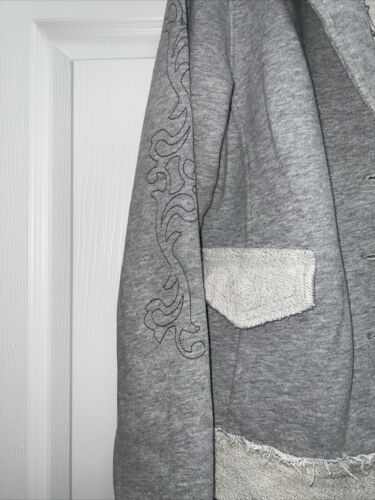 Reebok Women's Turn Back Time Blazer Jacket, Gray Medium - Image 3