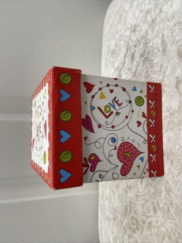 Porcelain Colorful Love with Hearts Mug in Matching Gift Box - Image 11