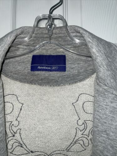 Reebok Women's Turn Back Time Blazer Jacket, Gray Medium - Image 6