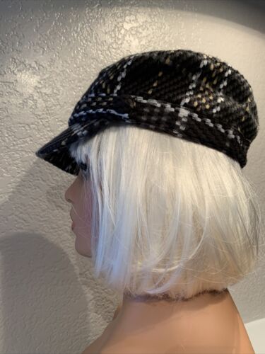 D&Y Multi Plaid Hat Newsboy Cap Adult/Teen 100% Acrylic David & Young OSFM - Image 4