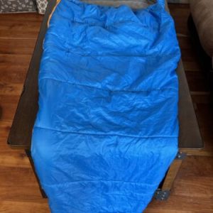 Pro Bass Blue w/ Orange Zipper Mummy Style Kids Camping/Hike Sleeping Bag