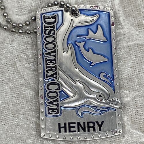 Discovery Cove Dolphin Necklace NWOT Beach Discovery Cove Souvenir (Name Henry) - Image 3