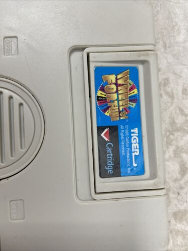 Tiger Wheel Of Fortune Vintage Electronic Handheld Game with Cartridge WORKING - Image 10