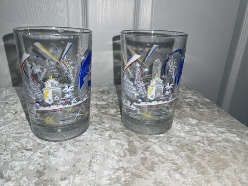 Lot of 2 McDonalds Disney The Magic 25th Anniversary Glasses Mickey Mouse 16oz. - Image 5
