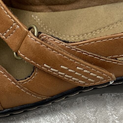 Clarks Women's Size 7M Sonoma Lt Brown Leather Loafers Shoes - Image 7