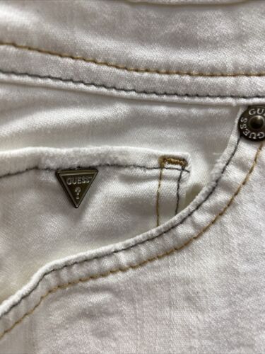 Guess Jeans Women's Size 30 Ivory Mini Jean Skirt - Image 2