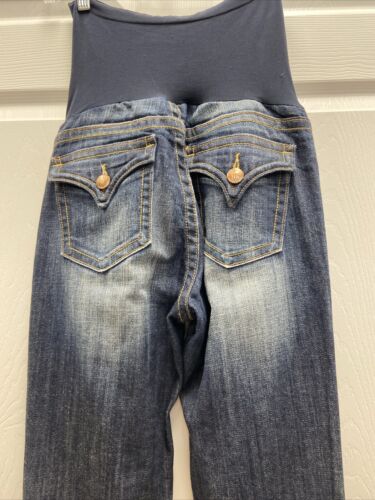 Vigoss Studio Maternity Pull on Denim Stretch Jeans Size 28x31 - Image 2