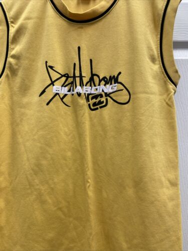 Vintage Lot of 2 Billabong Mens XL Yellow and Black Sleeveless Workout Tank Tops - Image 4