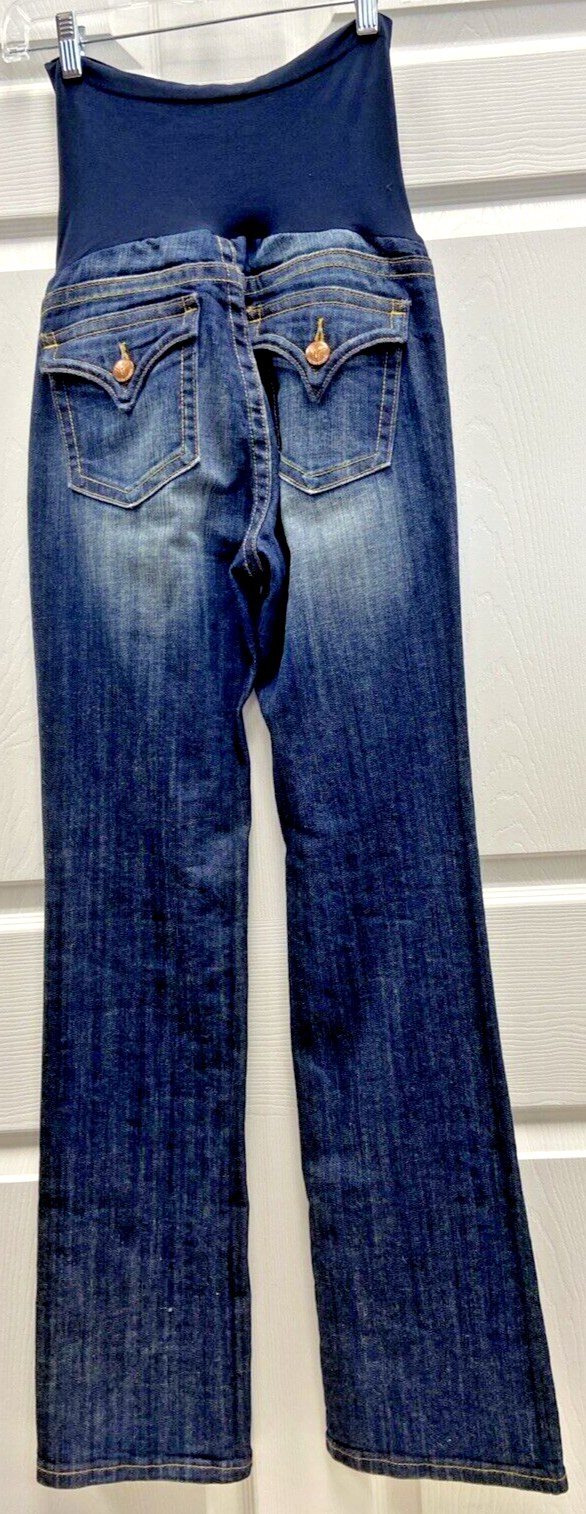 Vigoss Studio Maternity Pull on Denim Stretch Jeans Size 28x31