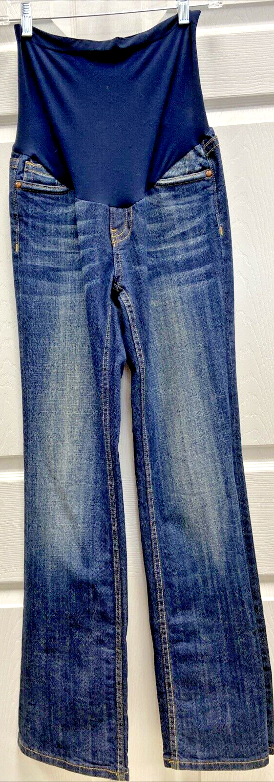 Vigoss Studio Maternity Pull on Denim Stretch Jeans Size 28x31 - Image 3