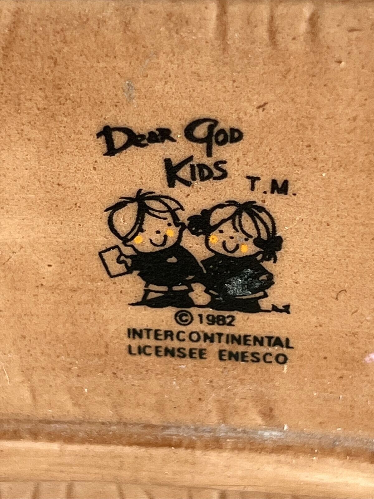 Dear God Kids Figurine, 1982. Dear God, Oh! Thanks For Your Help Enesco - Image 5
