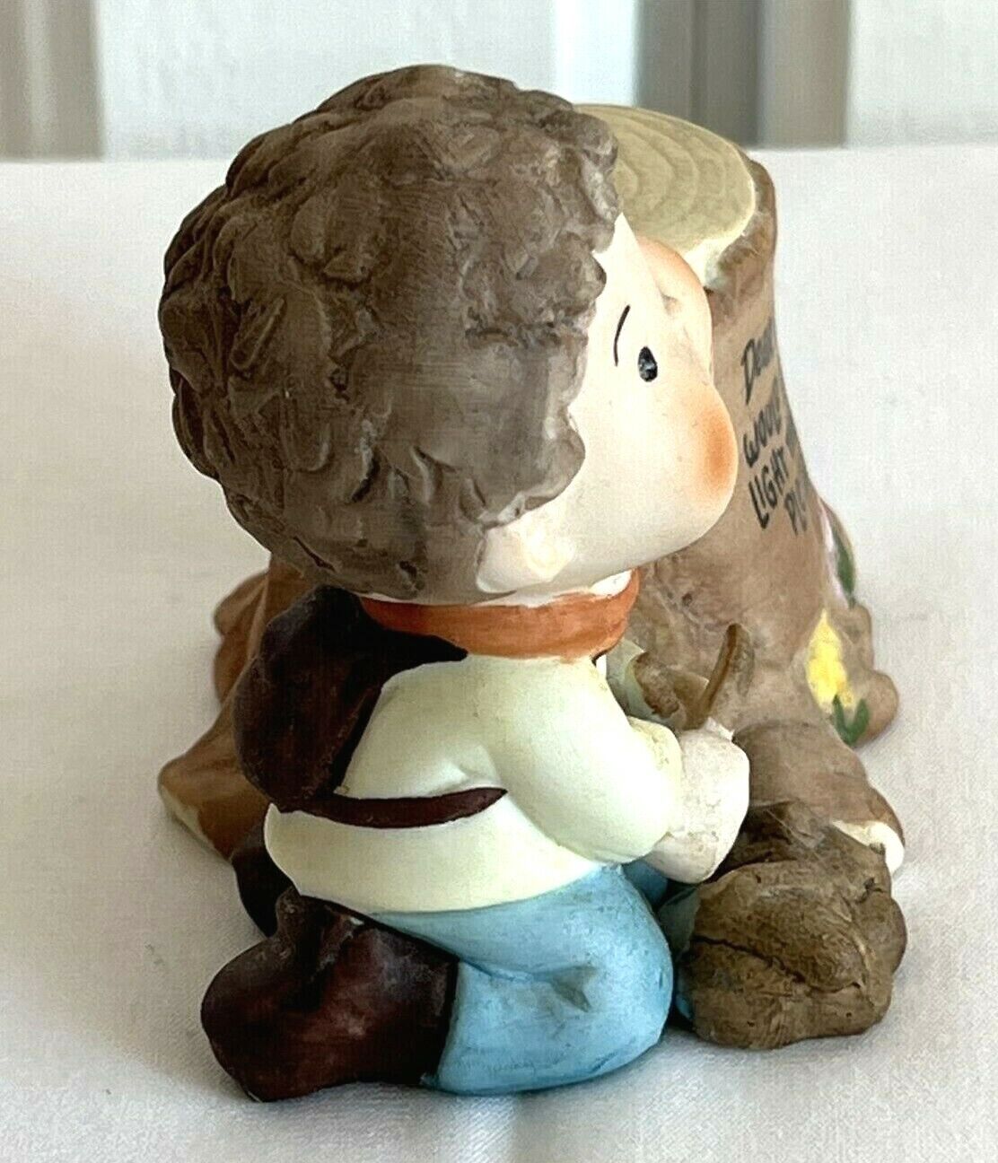 Enesco DEAR GOD KIDS Campfire Boy Dear God, WOULD YOU LIGHT THE FIRE? PLEASE. - Image 3