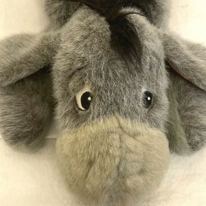 Vintage Walt Disney World Eeyore Plush Removable Tail Stuffed Beanie Eeyore 16"