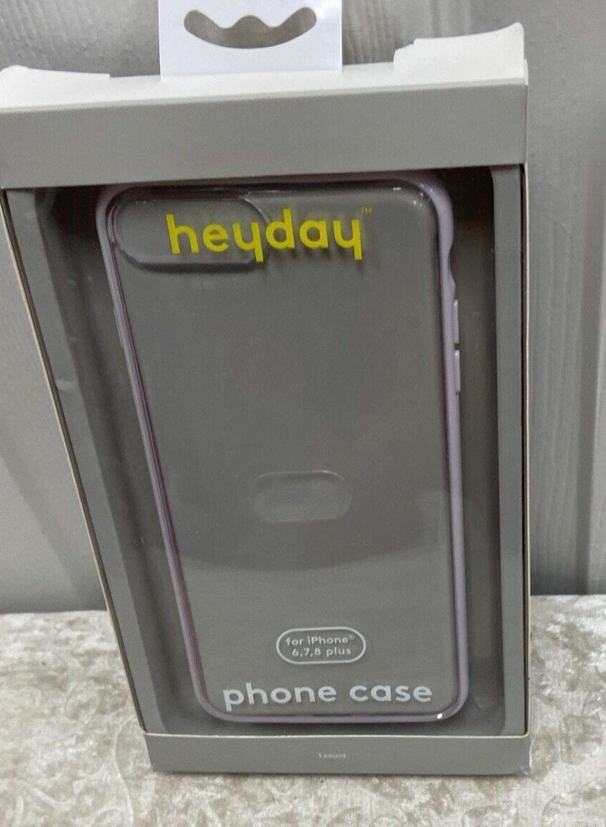 Heyday Phone Case for Apple iPhone 6,7,8 Plus (Silicone Lt.Pink/Clear)~ New! - Image 5