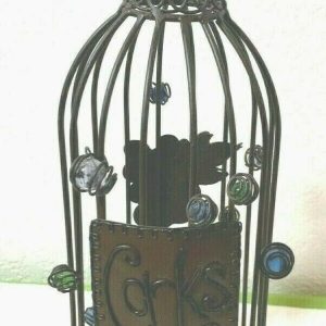 Wine Bottle Cork Cage--Elegant Display Cork Holder Perfect for Bar Lover