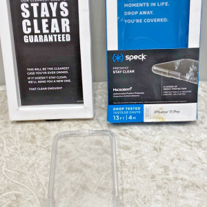 Speck Presidio Stay-Clear Case - iPhone 11 Pro 13Ft Drop Tested