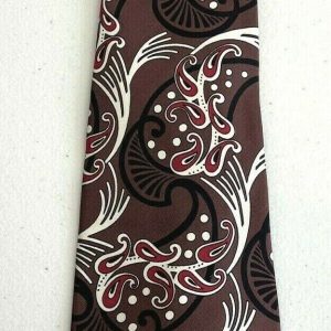 Polo by Ralph Lauren Brown Silk Men's Neck Tie W: 3 3/4" by L: 58 " made in USA