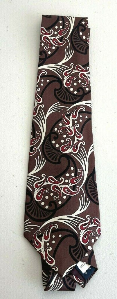 Polo by Ralph Lauren Brown Silk Men's Neck Tie W: 3 3/4" by L: 58 " made in USA Main Image