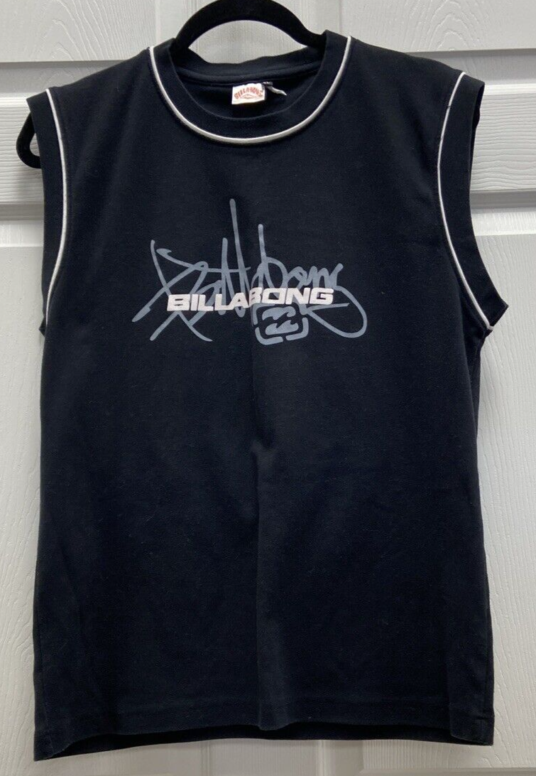 Vintage Lot of 2 Billabong Mens XL Yellow and Black Sleeveless Workout Tank Tops - Image 3