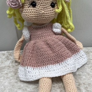 Handmade Crochet Amigurumi 20” Doll, Play, Decoration, Gift