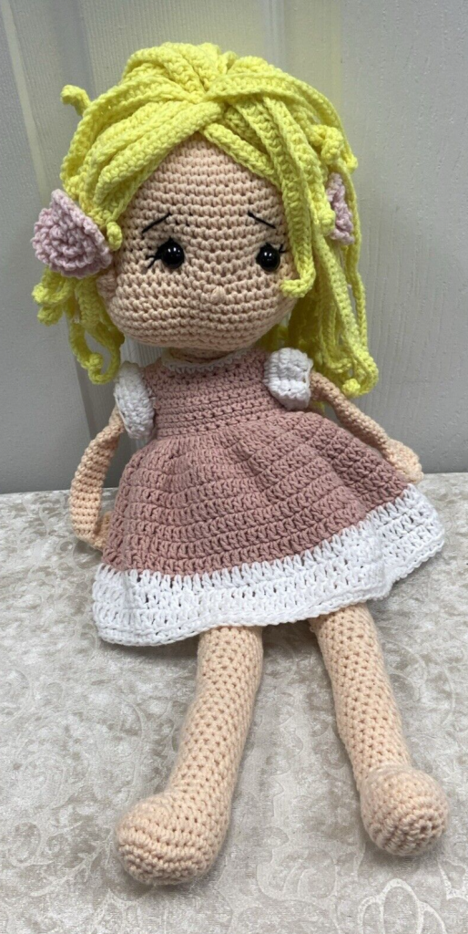 Handmade Crochet Amigurumi 20” Doll, Play, Decoration, Gift Main Image