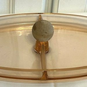 Vintage Pink Depression Glass Divided Serving Dish Oval Candy/Nuts (10.5”)
