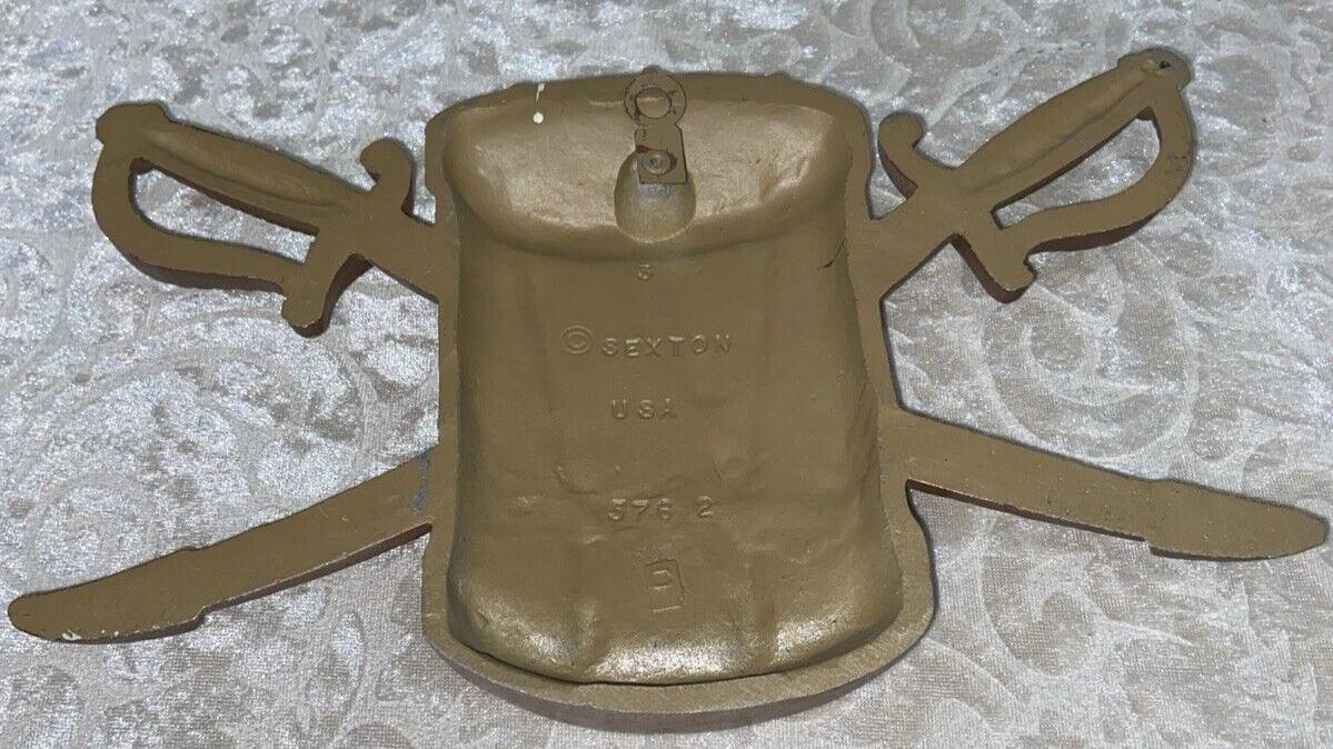 Vintage Sexton USA #576 Metal Drum & Sword with Eagle Wall Decoration - Image 6