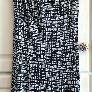 CONNECTED APPAREL SLEEVELESS Navy and White  DRESS SZ 6