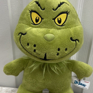 Aurora Dr. Suess Grinch Baby 9” Plush Toy How The Grinch Stole Christmas Movie