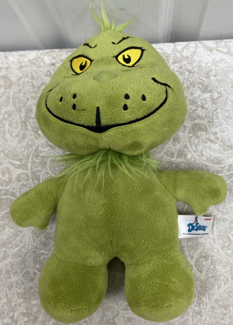 Aurora Dr. Suess Grinch Baby 9” Plush Toy How The Grinch Stole Christmas Movie - Image 3