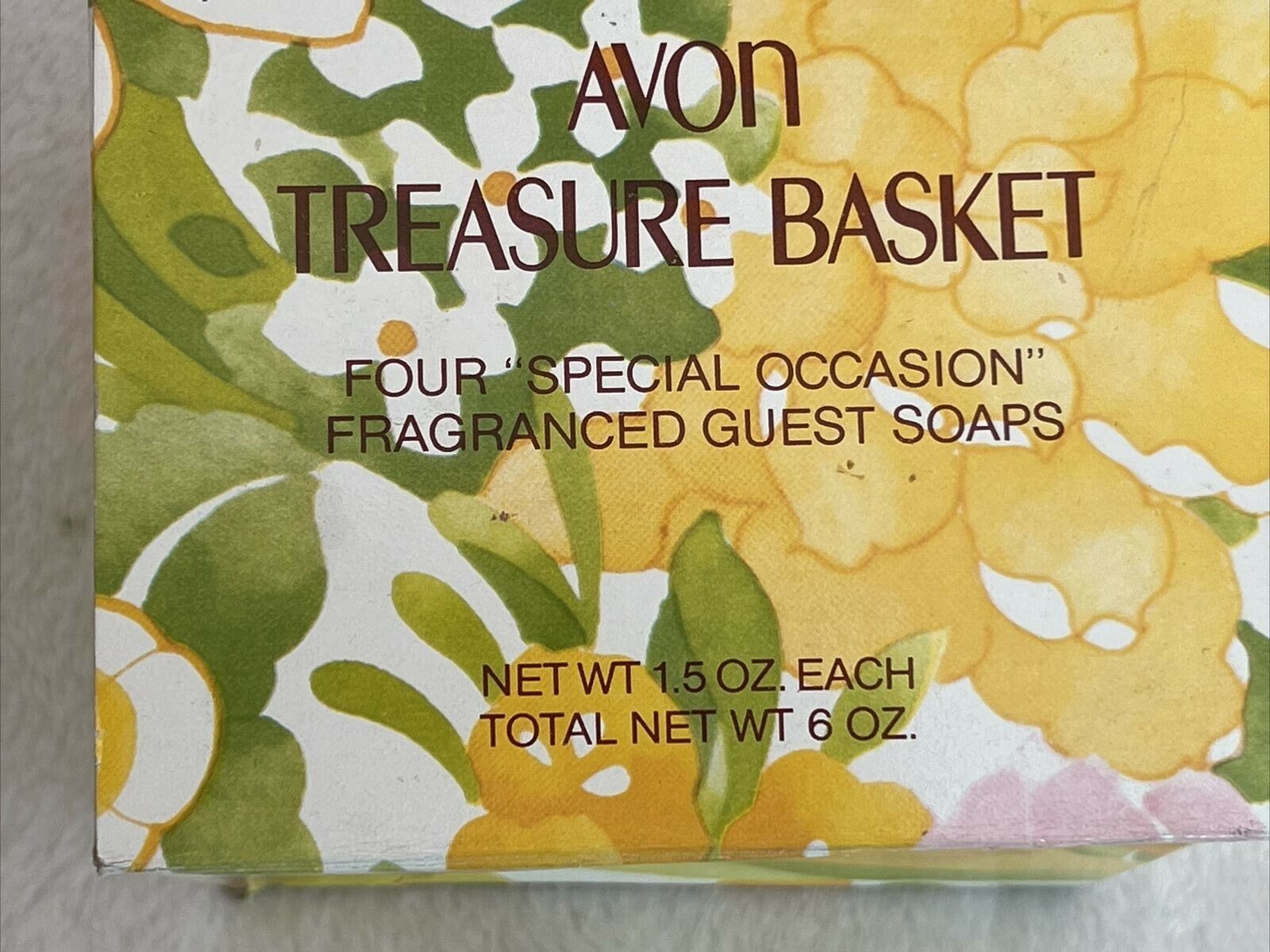 Avon- Vintage-1978 “Treasure Basket”. Four “Special Occasion” Soaps - Image 2