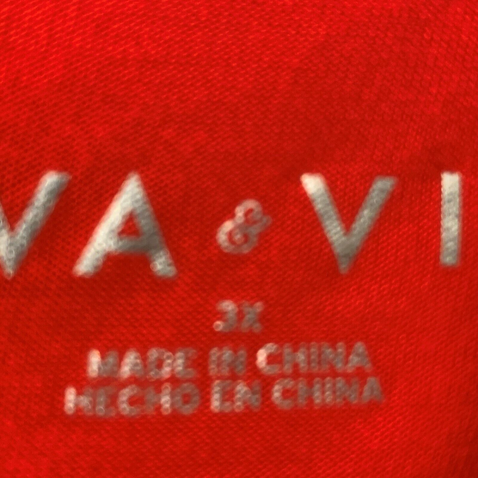 Ava & Viv Red Long Sleeve Plus Size Shirt Size 3X - Image 5