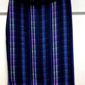 Banana Republic Purple And Blue Striped Skirt Size 6