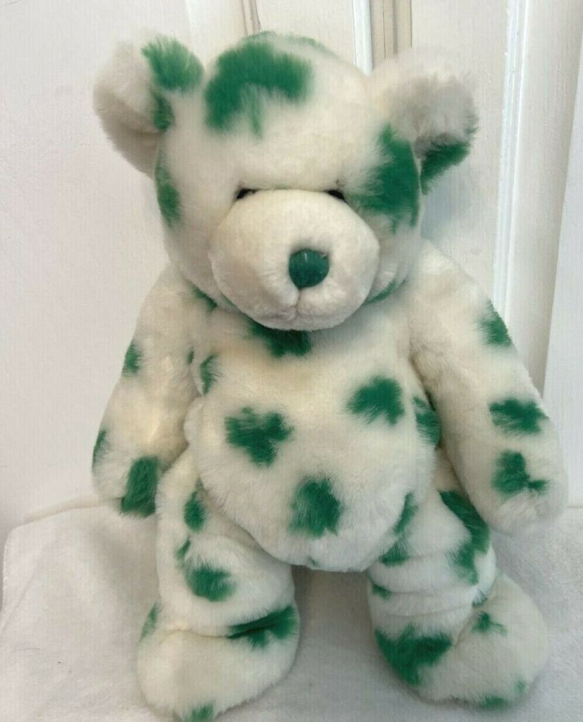 Build a Bear Lucky Teddy Limited Edition Shamrocks St. Patricks Day  Main Image