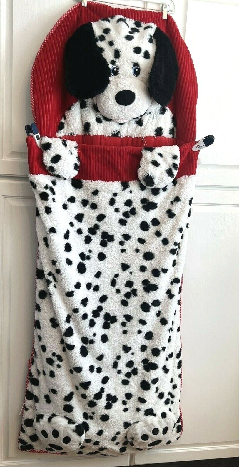 Hug Fun Slumber Bag Dalmatian Dog Plush Zip Up Sleeping Sleep Super Sweet!!! - Image 2