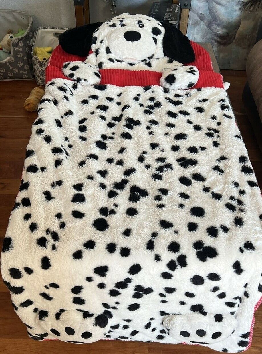 Hug Fun Slumber Bag Dalmatian Dog Plush Zip Up Sleeping Sleep Super Sweet!!! - Image 5