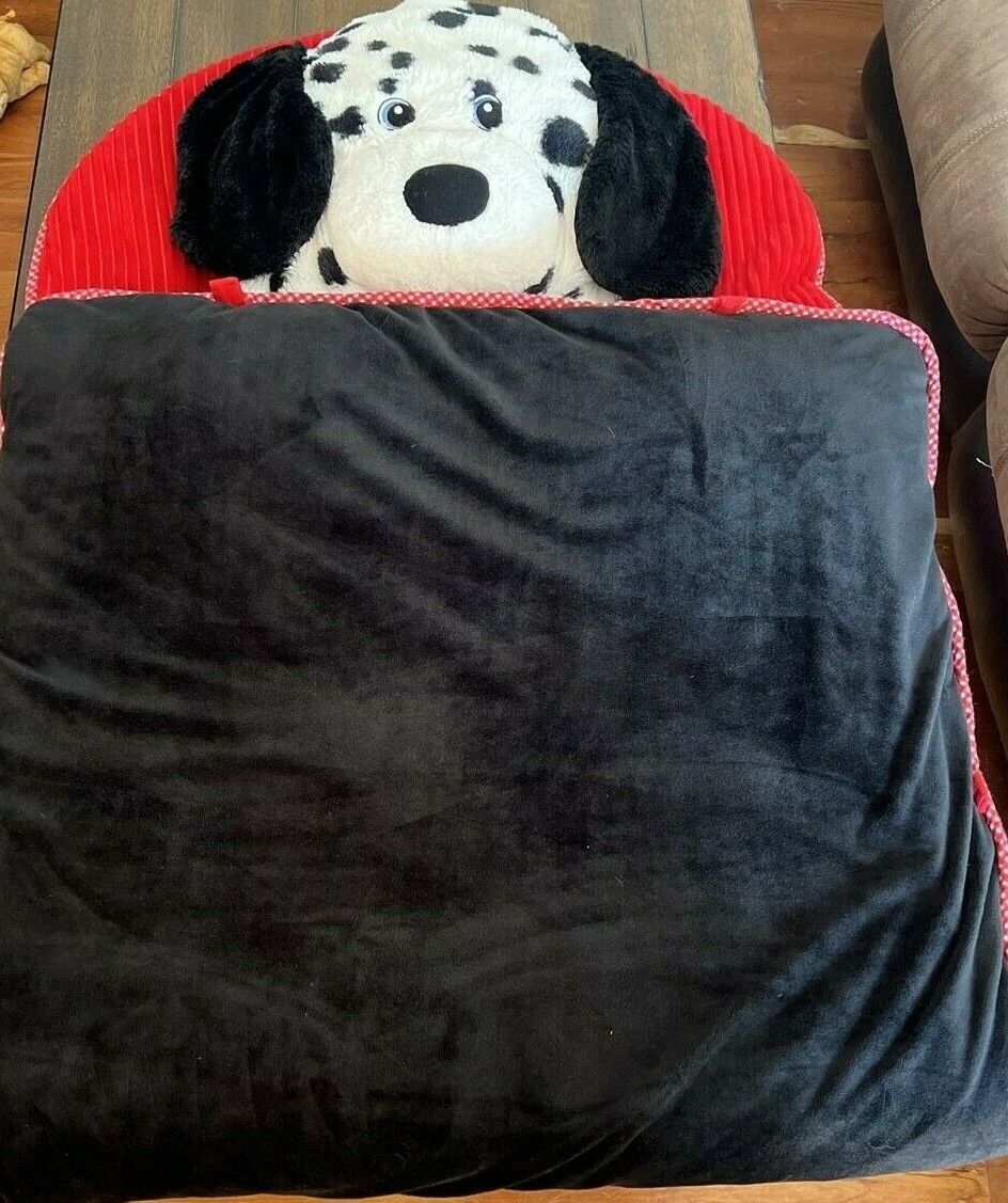 Hug Fun Slumber Bag Dalmatian Dog Plush Zip Up Sleeping Sleep Super Sweet!!! - Image 8