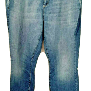 Junior's  Arizona Jeans.Distressed Blue Curvy Super Skinny Junior's Plus Sz 18