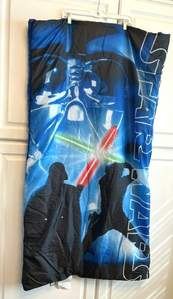 Star Wars Darth Vader Luke Silhouette Reversible Kids Sleeping Bag - 30" x 54" Main Image