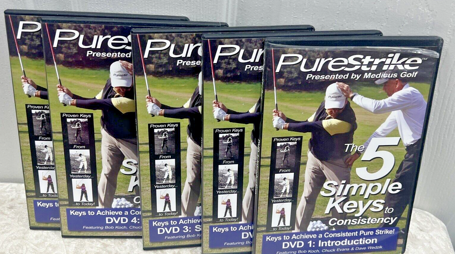 PureStrike The 5 Simple Keys to Consistency by Medicus Golf Training DVD Box Set - Image 2