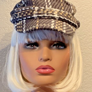 D&Y Multi Plaid Hat Newsboy Cap Adult/Teen 100% Acrylic David & Young OSFM