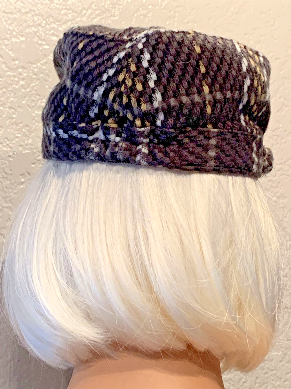 D&Y Multi Plaid Hat Newsboy Cap Adult/Teen 100% Acrylic David & Young OSFM - Image 3