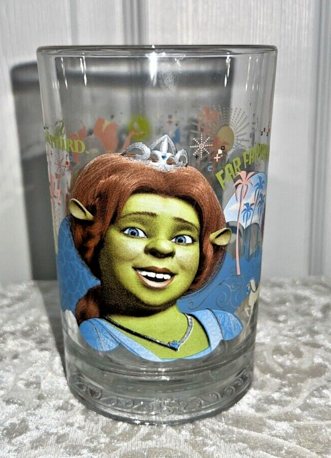 McDonald's 2007 Shrek the Third Glass Collector's Cup Fiona Dreamwork Main Image