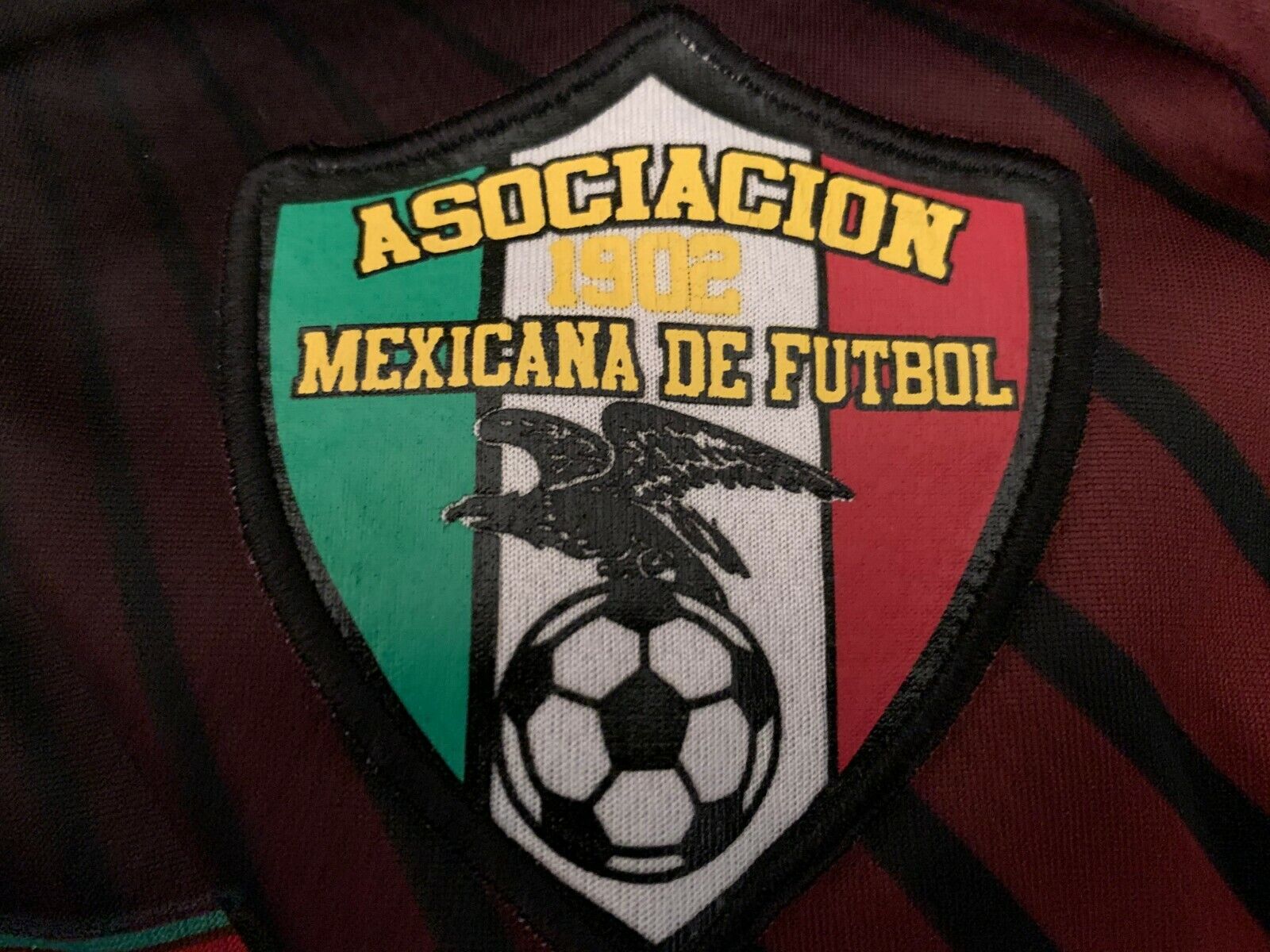 Unisex Size L Asociacion 1902 Futbol De Mexicana Soccer Jersey #6 blk/grn/red - Image 2
