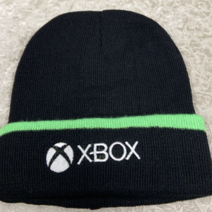 Microsoft XBOX Beanie Unisex OS Black Acrylic Knit Hat Cap beanie, NEW