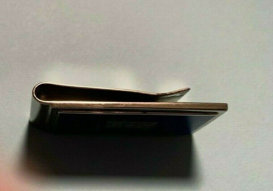 Engraved " Levi " Silver Metal and Blue Money Clip/ Cash Carrying Dollars Moola - Image 2