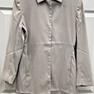 Vintage Newport News Easy Style Khaki Jacket Size 6P Trench Style Coat Feminine