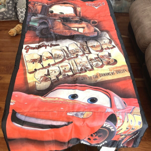 Disney Lighting McQueen Cars and Tow Mater Sleeping Bag kids Radiator Springs